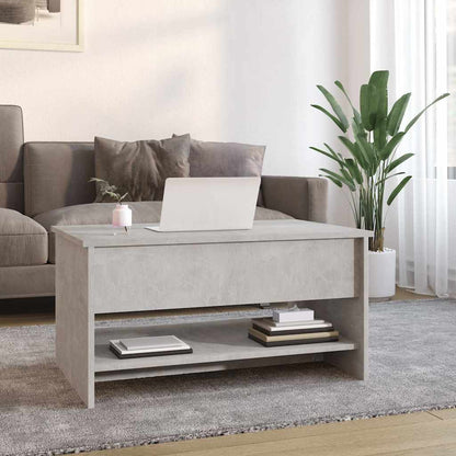 vidaXL Couchtisch Betongrau 80x50x40 cm Holzwerkstoff
