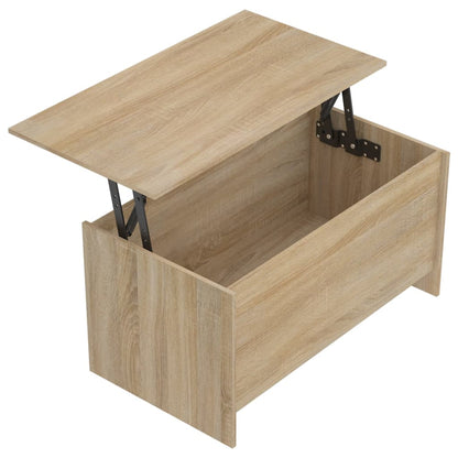 vidaXL Couchtisch Sonoma-Eiche 102x55,5x52,5 cm Holzwerkstoff