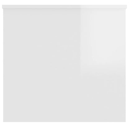 vidaXL Couchtisch Hochglanz-Weiß 102x55,5x52,5 cm Holzwerkstoff