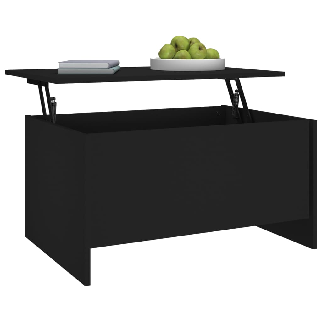 vidaXL Couchtisch Schwarz 80x55,5x41,5 cm Holzwerkstoff