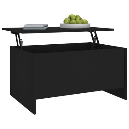 vidaXL Couchtisch Schwarz 80x55,5x41,5 cm Holzwerkstoff