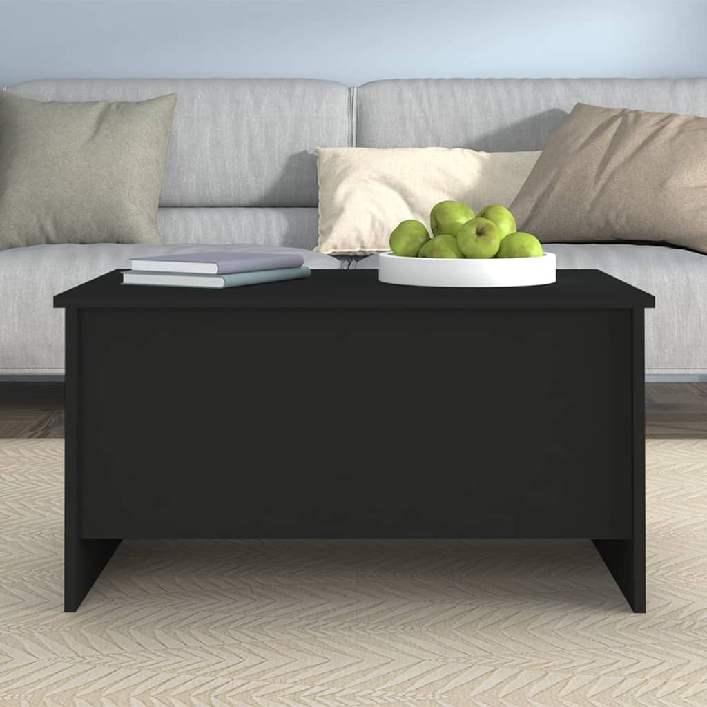 vidaXL Couchtisch Schwarz 80x55,5x41,5 cm Holzwerkstoff