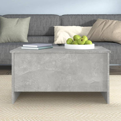 vidaXL Couchtisch Betongrau 80x55,5x41,5 cm Holzwerkstoff