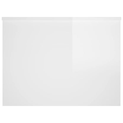 vidaXL Couchtisch Hochglanz-Weiß 80x55,5x41,5 cm Holzwerkstoff