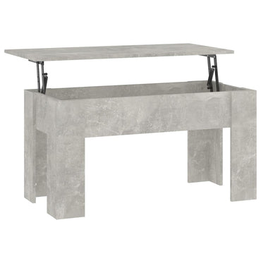 vidaXL Couchtisch Betongrau 101x49x52 cm Holzwerkstoff