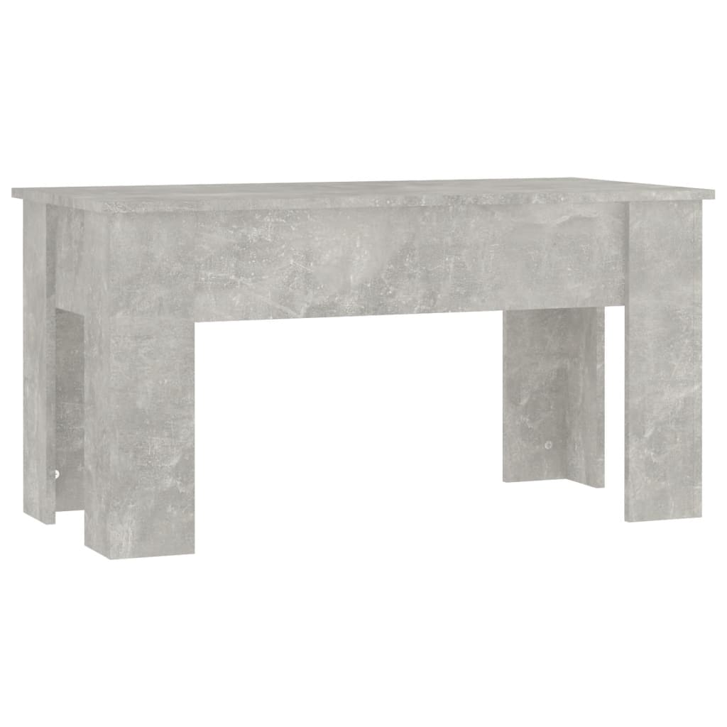 vidaXL Couchtisch Betongrau 101x49x52 cm Holzwerkstoff