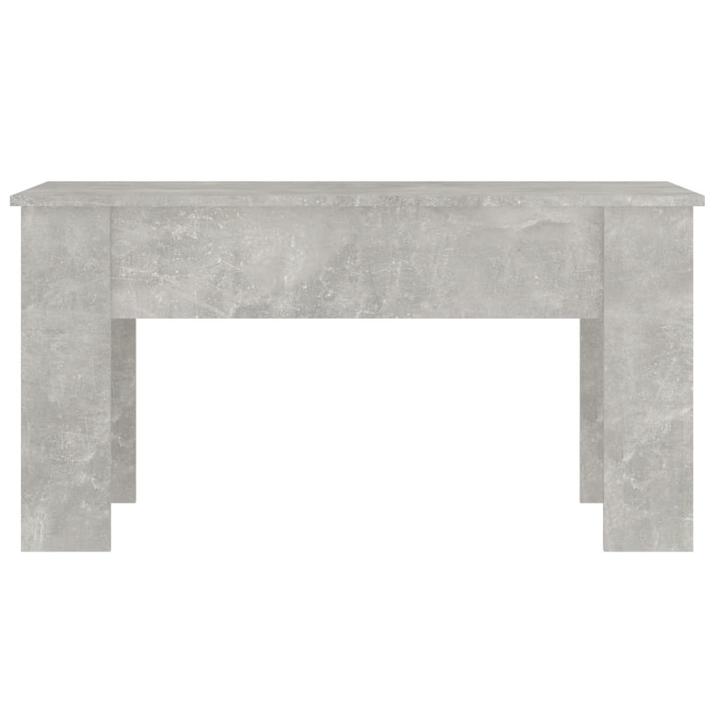 vidaXL Couchtisch Betongrau 101x49x52 cm Holzwerkstoff