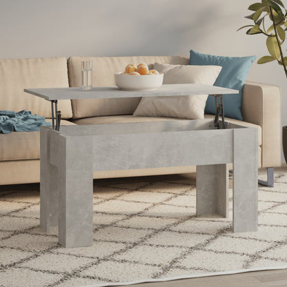 vidaXL Couchtisch Betongrau 101x49x52 cm Holzwerkstoff