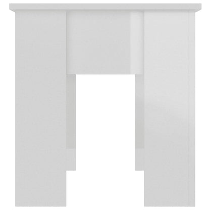 vidaXL Couchtisch Hochglanz-Weiß 101x49x52 cm Holzwerkstoff