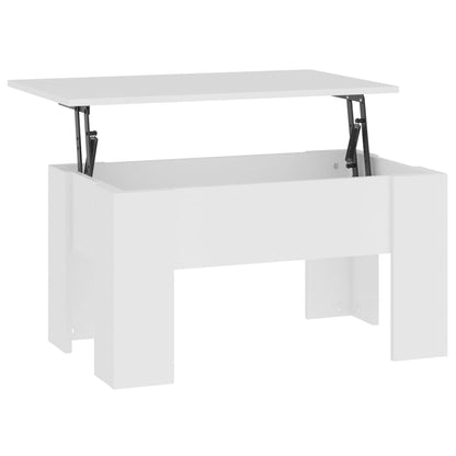 vidaXL Couchtisch Weiß 79x49x41 cm Holzwerkstoff