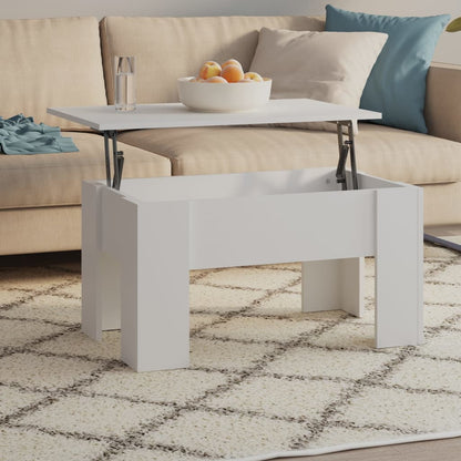 vidaXL Couchtisch Weiß 79x49x41 cm Holzwerkstoff