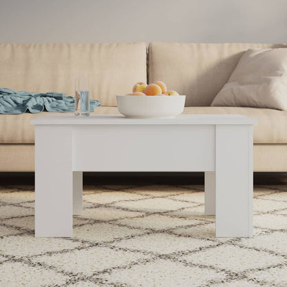 vidaXL Couchtisch Weiß 79x49x41 cm Holzwerkstoff