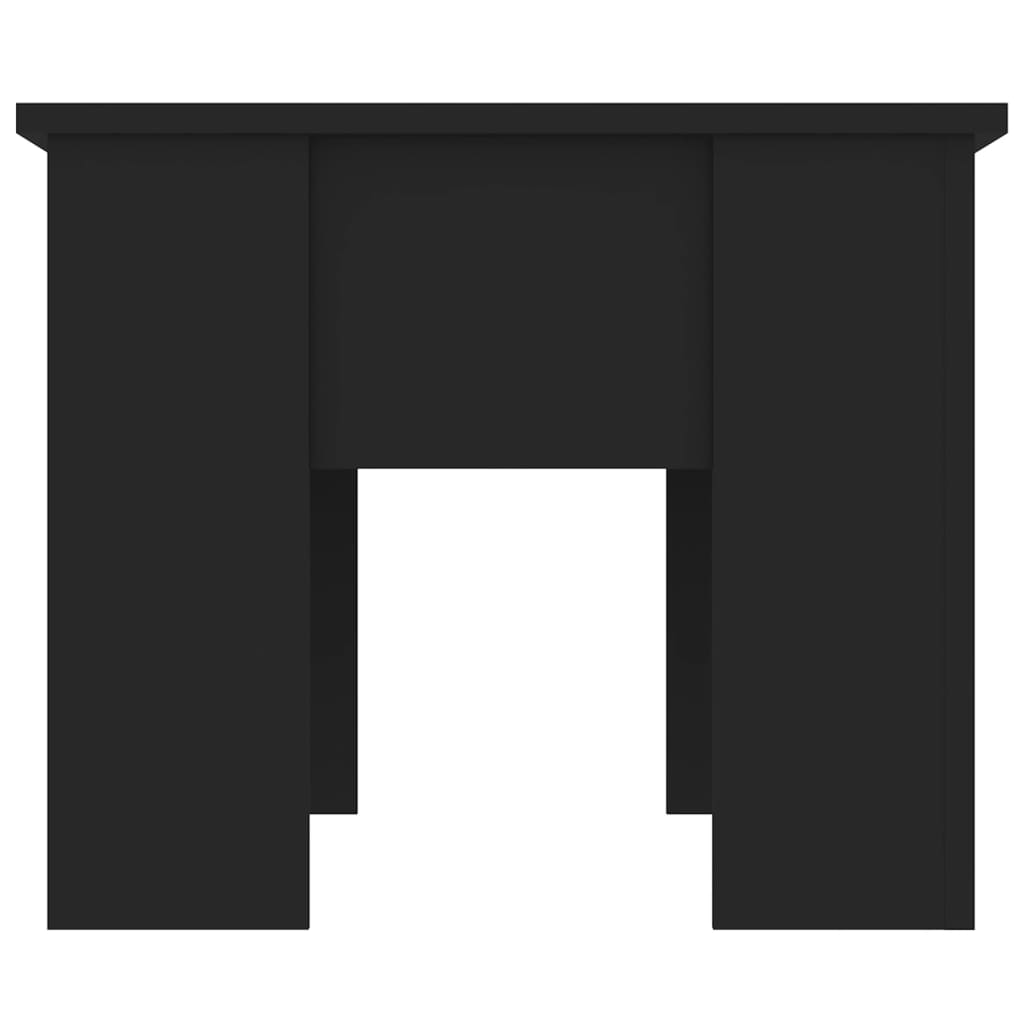 vidaXL Couchtisch Schwarz 79x49x41 cm Holzwerkstoff