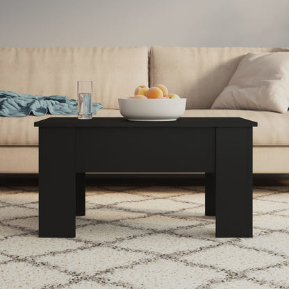 vidaXL Couchtisch Schwarz 79x49x41 cm Holzwerkstoff