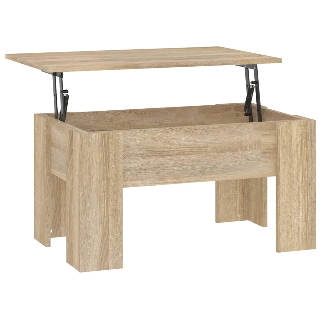 vidaXL Couchtisch Sonoma-Eiche 79x49x41 cm Holzwerkstoff