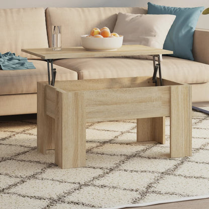 vidaXL Couchtisch Sonoma-Eiche 79x49x41 cm Holzwerkstoff