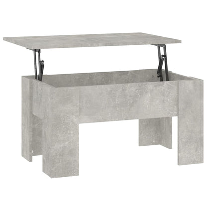 vidaXL Couchtisch Betongrau 79x49x41 cm Holzwerkstoff
