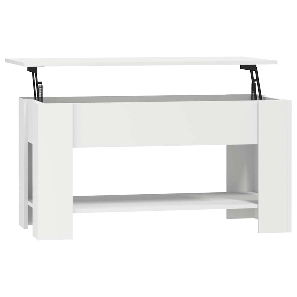 vidaXL Couchtisch Weiß 101x49x52 cm Holzwerkstoff