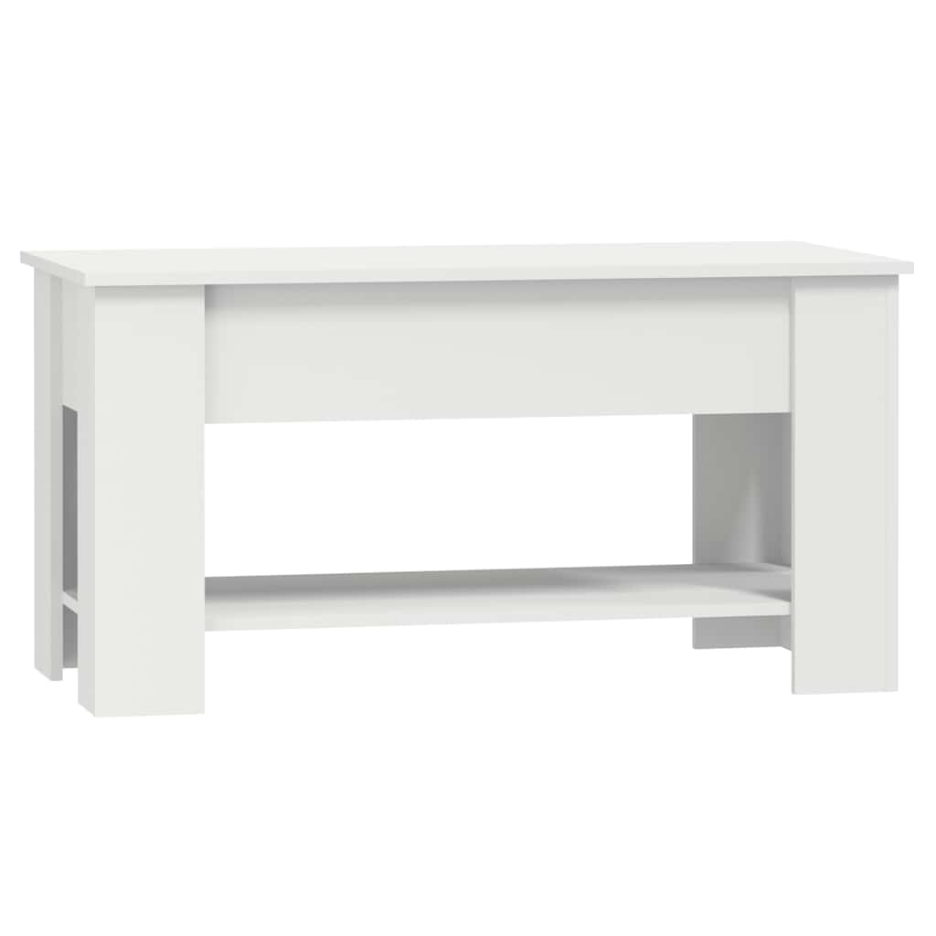vidaXL Couchtisch Weiß 101x49x52 cm Holzwerkstoff
