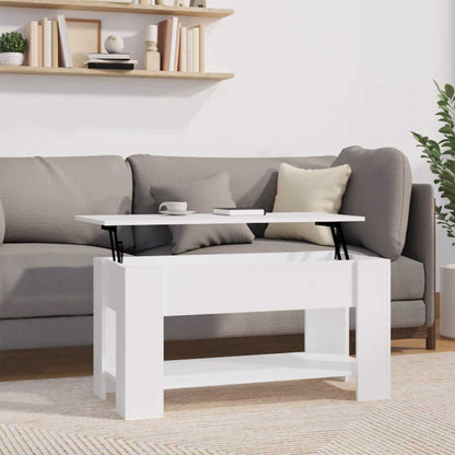 vidaXL Couchtisch Weiß 101x49x52 cm Holzwerkstoff