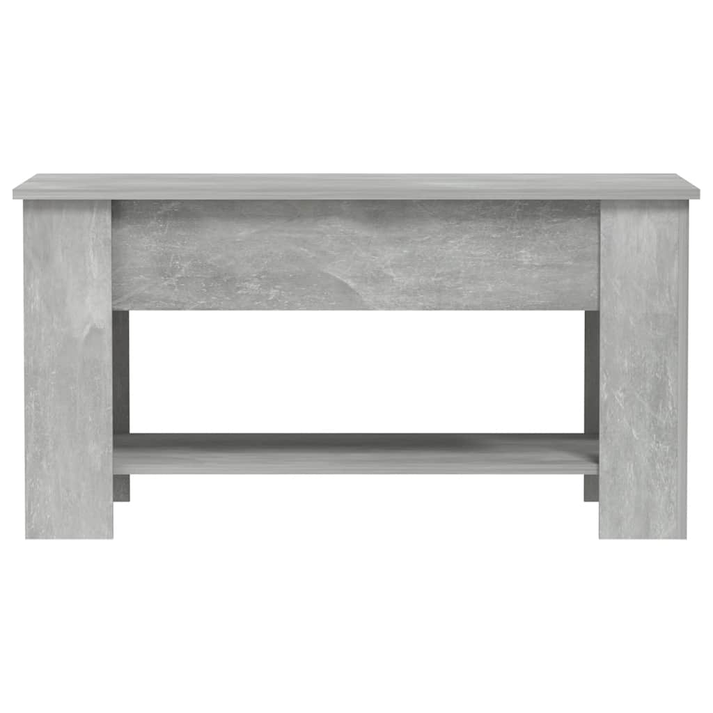 vidaXL Couchtisch Betongrau 101x49x52 cm Holzwerkstoff