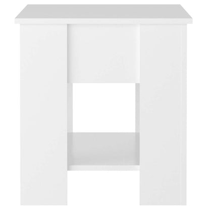 vidaXL Couchtisch Hochglanz-Weiß 101x49x52 cm Holzwerkstoff