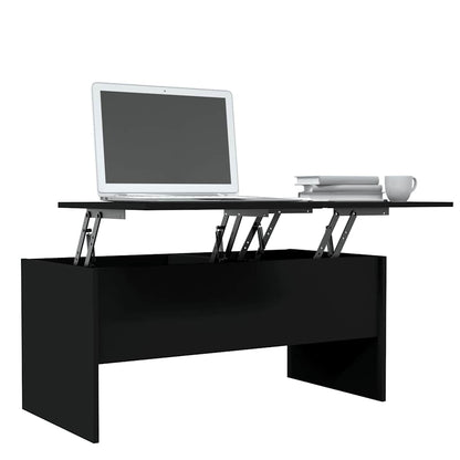 vidaXL Couchtisch Schwarz 102x50,5x46,5 cm Holzwerkstoff
