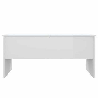 vidaXL Couchtisch Hochglanz-Weiß 102x50,5x46,5 cm Holzwerkstoff