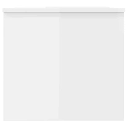 vidaXL Couchtisch Hochglanz-Weiß 102x50,5x46,5 cm Holzwerkstoff