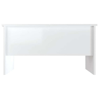 vidaXL Couchtisch Hochglanz-Weiß 80x50x42,5 cm Holzwerkstoff