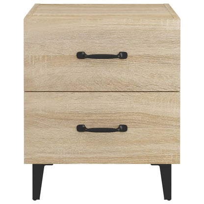 vidaXL Nachttische 2 Stk. Sonoma-Eiche 40x35x47,5 cm