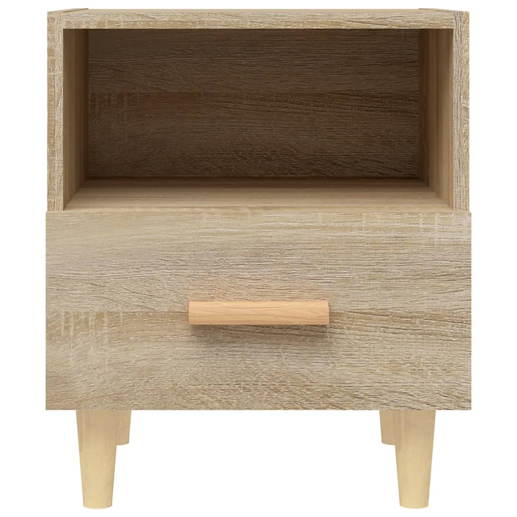 vidaXL Nachttische 2 Stk. Sonoma-Eiche 40x35x47 cm