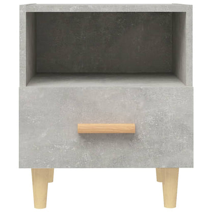 vidaXL Nachttisch Betongrau 40x35x47 cm