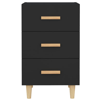 vidaXL Nachttisch Schwarz 40x40x66 cm Holzwerkstoff
