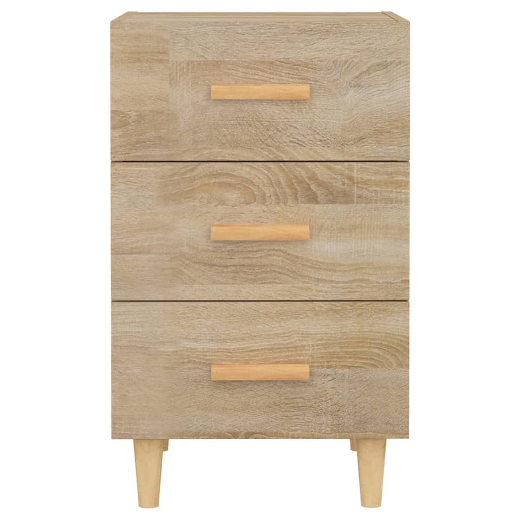 vidaXL Nachttisch Sonoma-Eiche 40x40x66 cm Holzwerkstoff