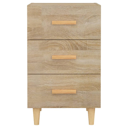vidaXL Nachttisch Sonoma-Eiche 40x40x66 cm Holzwerkstoff