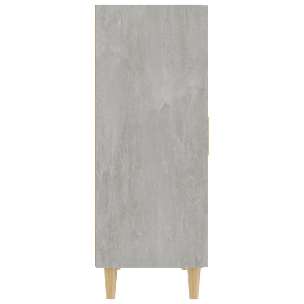 vidaXL Buffet Gris Ciment 70x34x90 cm Bois d'ingénierie