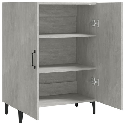 vidaXL Buffet Gris Ciment 70x34x90 cm Bois d'ingénierie
