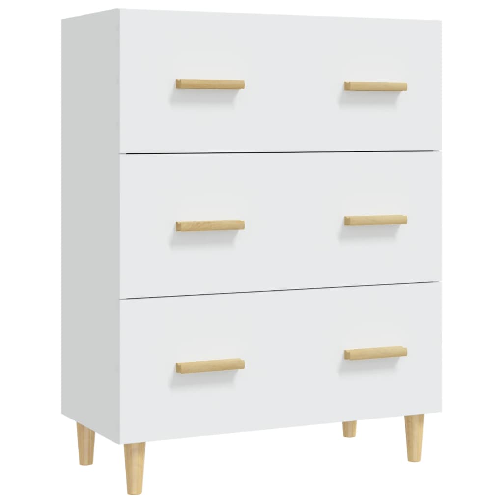 vidaXL Buffet blanc 70x34x90 cm Aggloméré