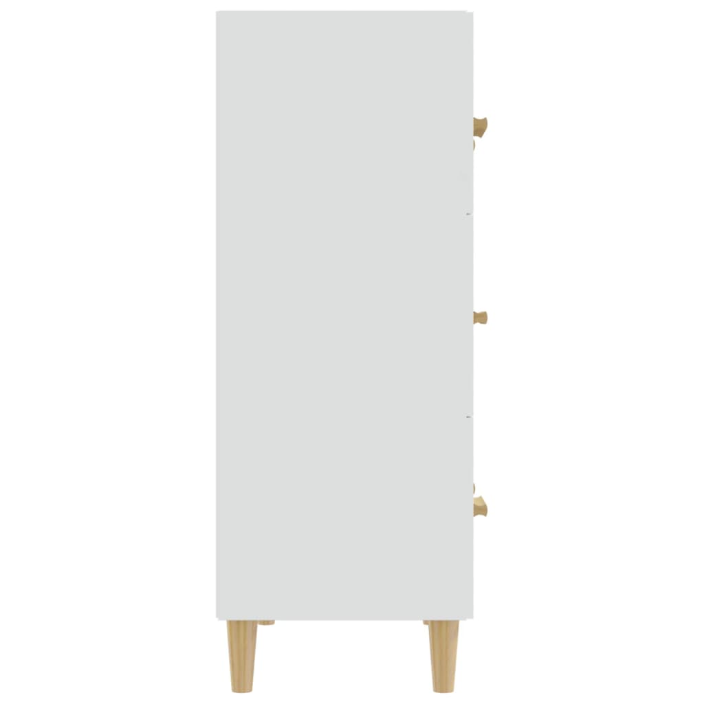 vidaXL Buffet blanc 70x34x90 cm Aggloméré