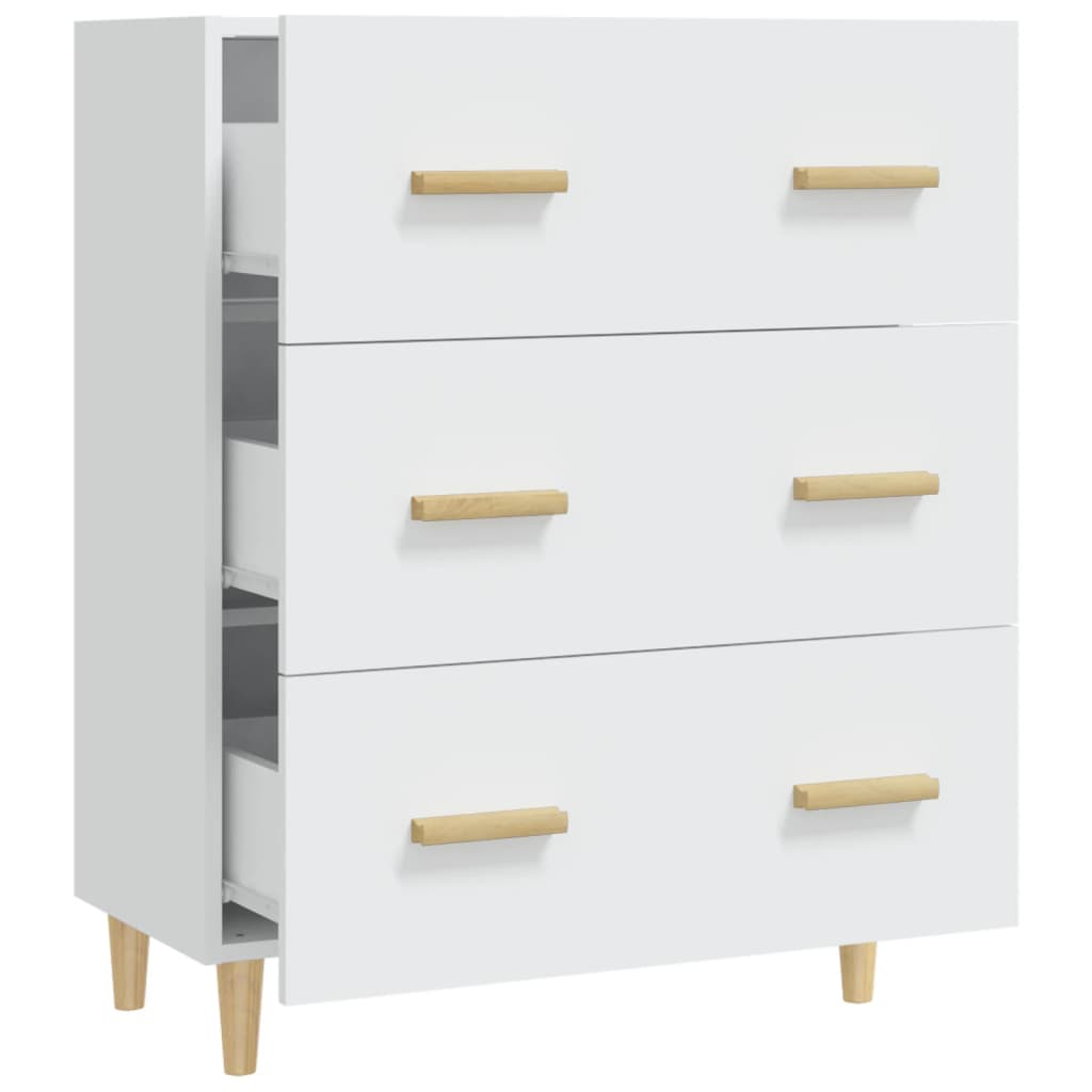 vidaXL Buffet blanc 70x34x90 cm Aggloméré