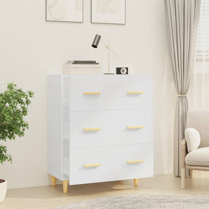vidaXL Buffet blanc 70x34x90 cm Aggloméré