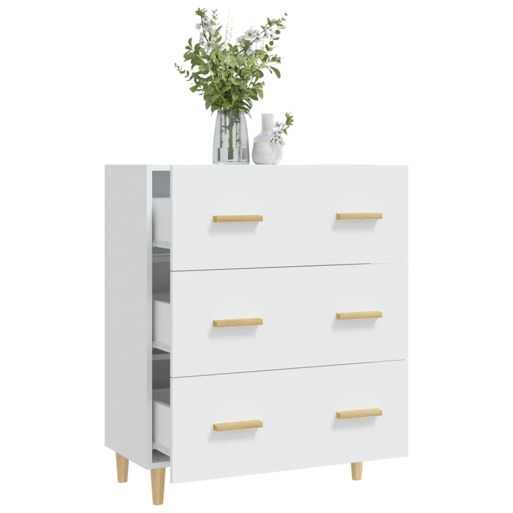 vidaXL Buffet blanc 70x34x90 cm Aggloméré
