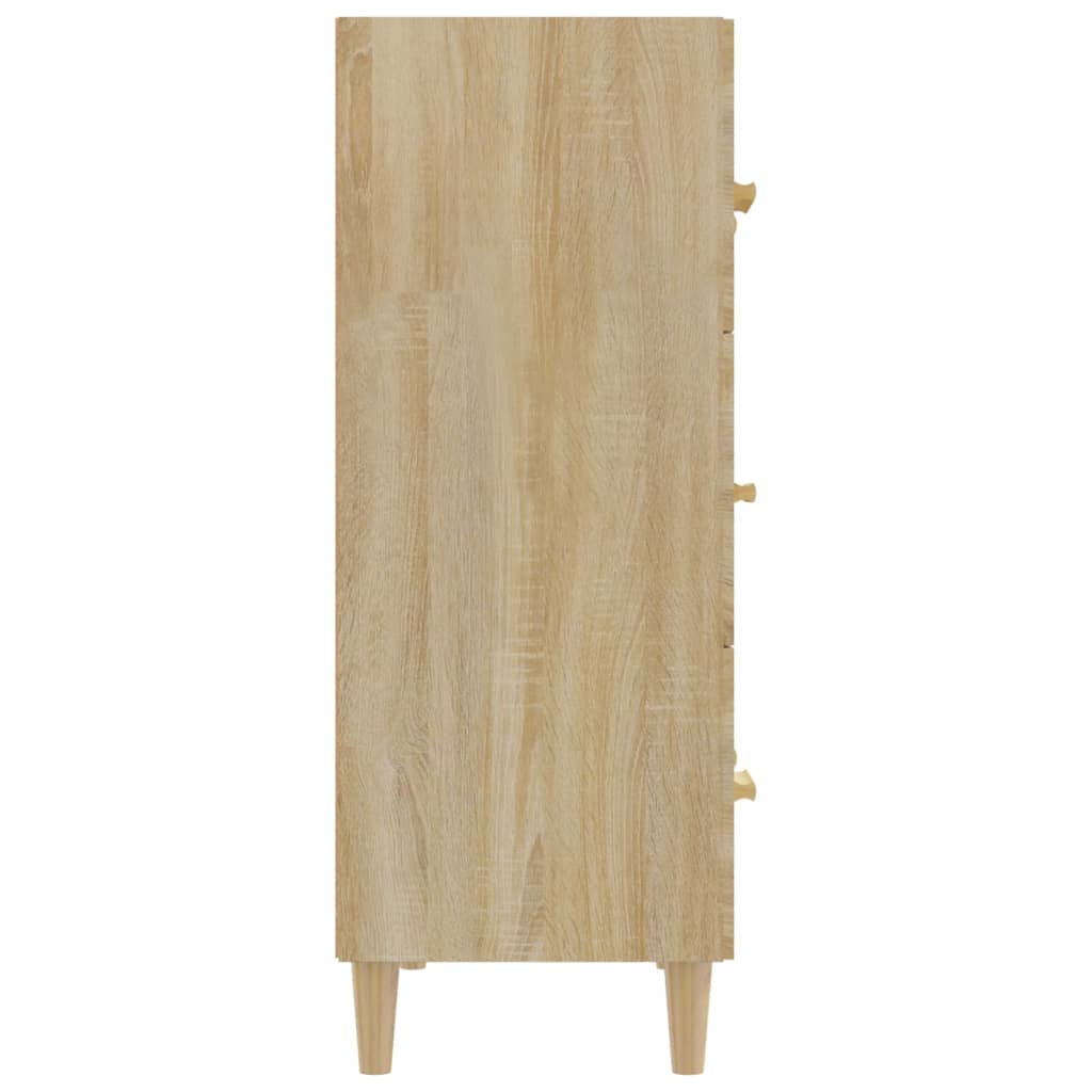 vidaXL Buffet chêne Sonoma 70x34x90 cm Aggloméré