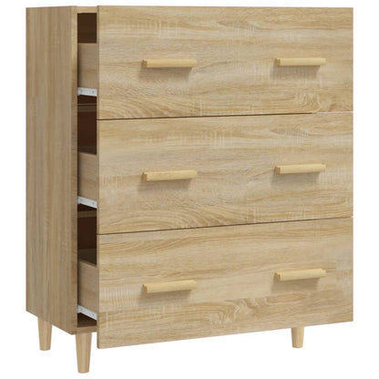 vidaXL Buffet chêne Sonoma 70x34x90 cm Aggloméré