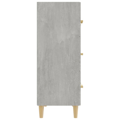 vidaXL Buffet Gris Ciment 70x34x90 cm Bois d'ingénierie