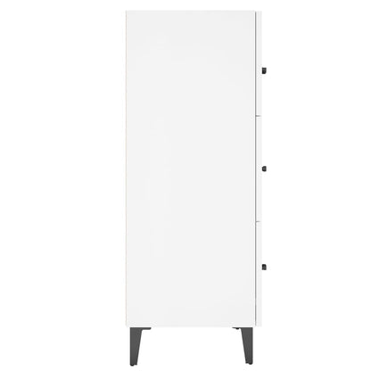 vidaXL Sideboard Hochglanz-Weiß 69,5x34x90 cm Holzwerkstoff