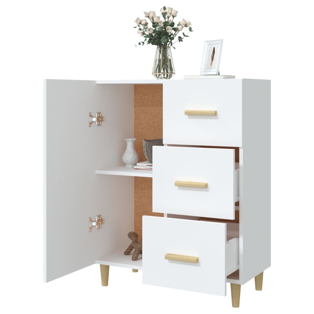 vidaXL Sideboard Weiß 69,5x34x90 cm Holzwerkstoff