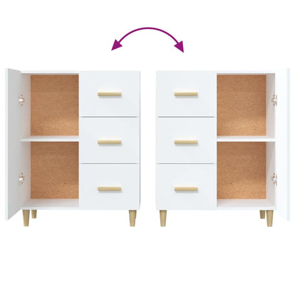 vidaXL Sideboard Weiß 69,5x34x90 cm Holzwerkstoff