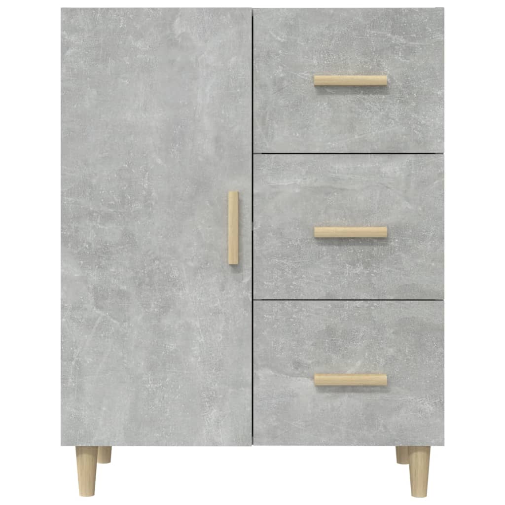 vidaXL Sideboard Betongrau 69,5x34x90 cm Holzwerkstoff